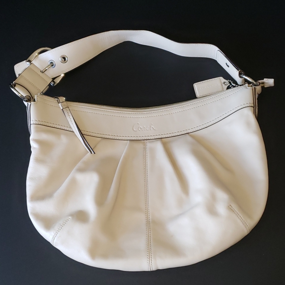 Coach Hobo Bag Cream Handbag Purse